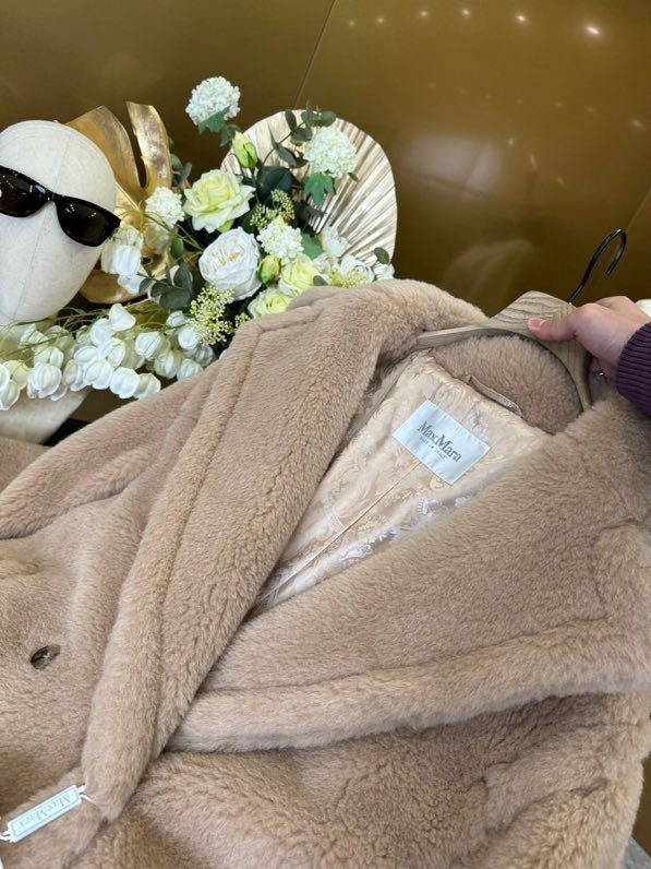 Длинное коричневое пальто Teddy Bear фото 5