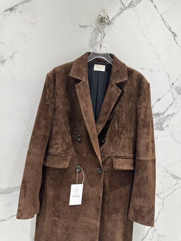 Long leather coat women's фото 8