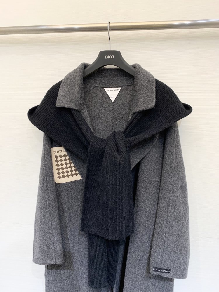 Long coat from scarf of альпаки фото 2