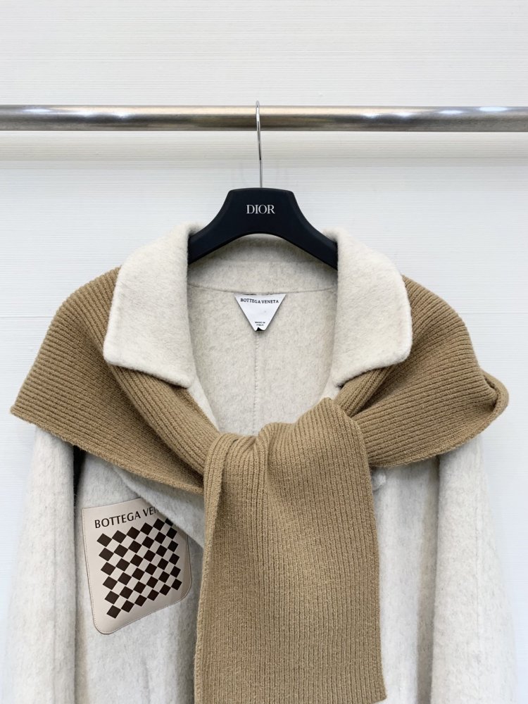 Long coat from scarf of альпаки фото 3