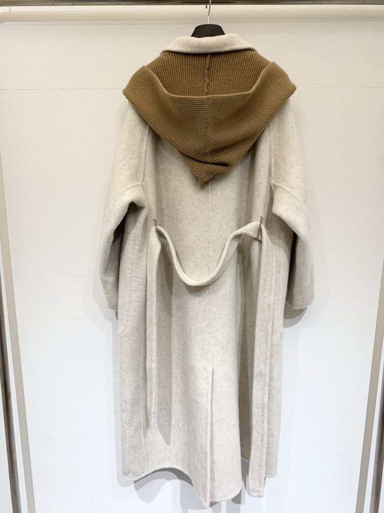 Long coat from scarf of альпаки фото 6