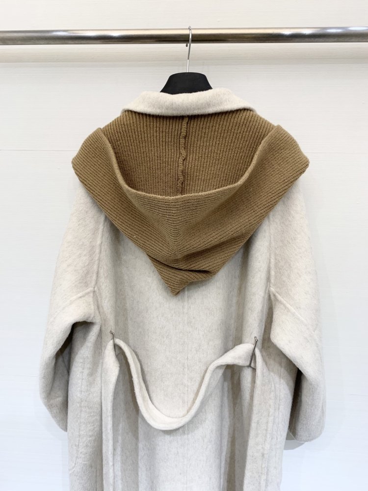 Long coat from scarf of альпаки фото 7