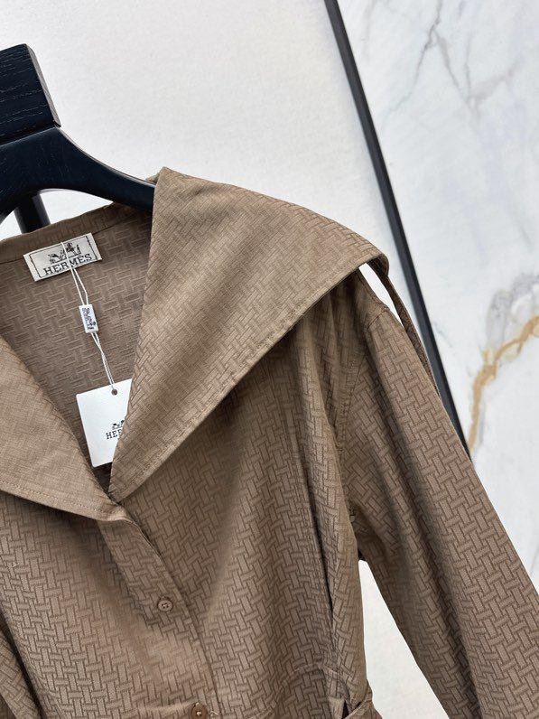 Длинное платье тренч фото 5