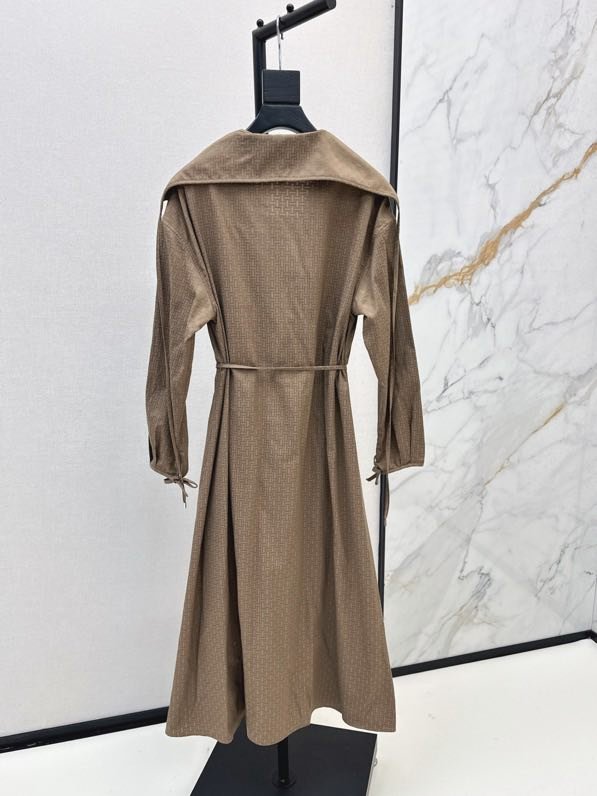 Длинное платье тренч фото 9