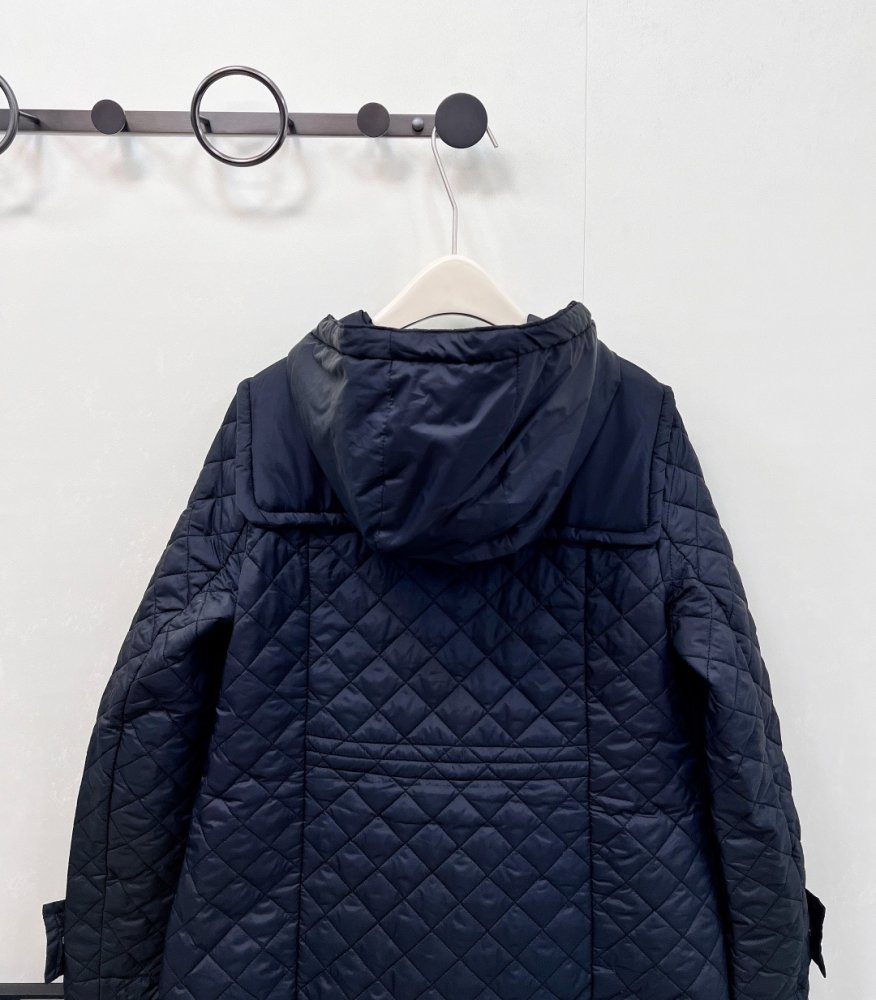 Длинное пуховое пальто женское фото 11