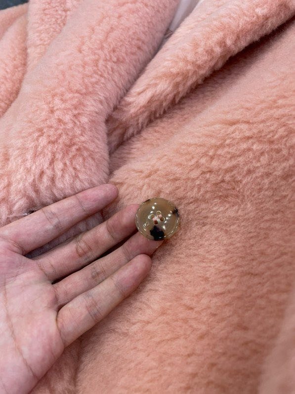 Long pink coat Teddy Bear фото 6