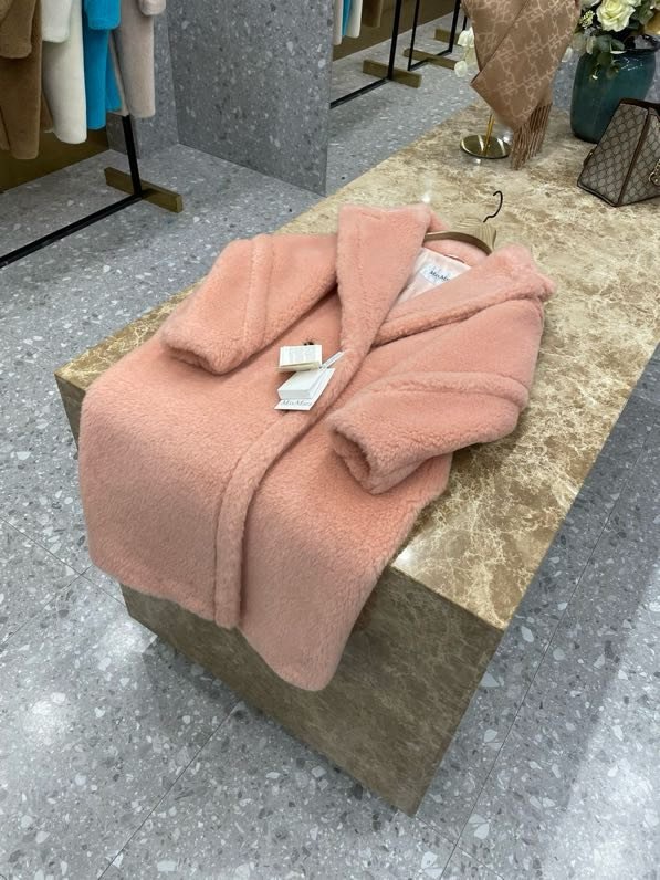 Long pink coat Teddy Bear фото 7