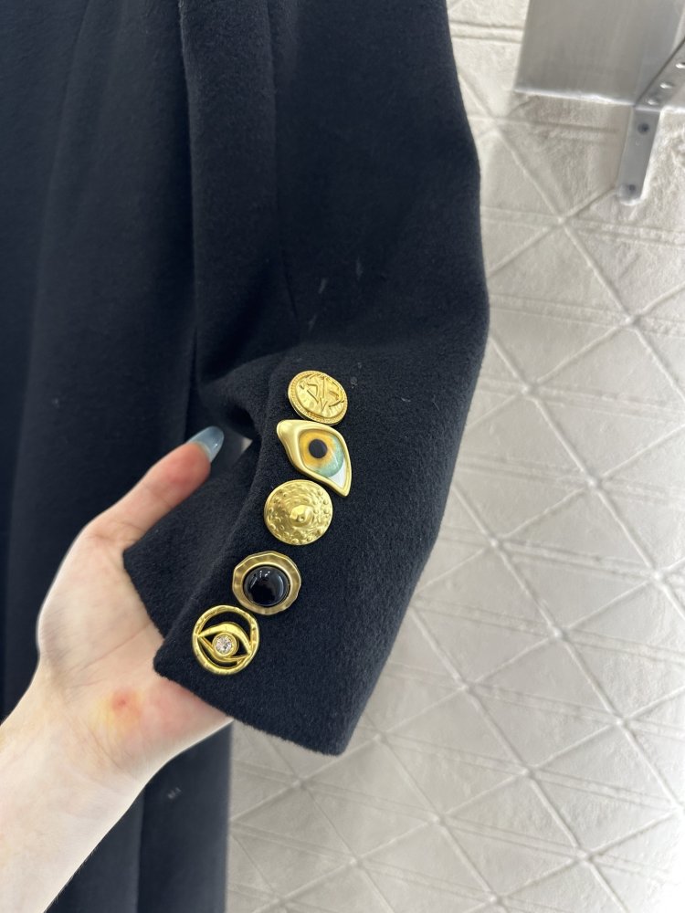 Довге вовняне пальто фото 5