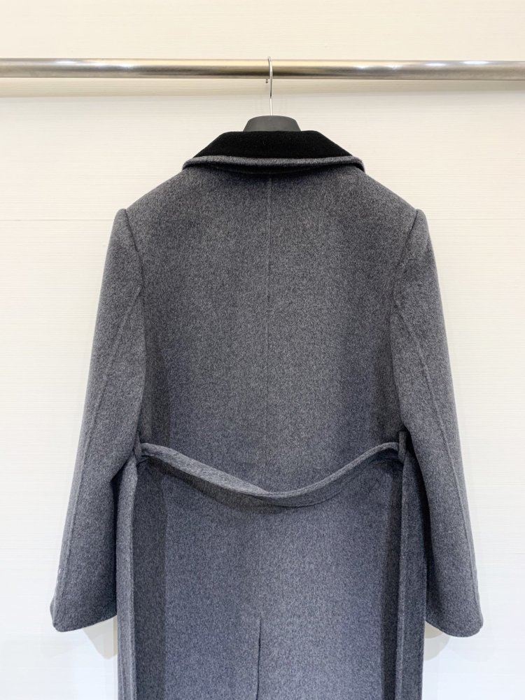 Длинное женское пальто фото 7