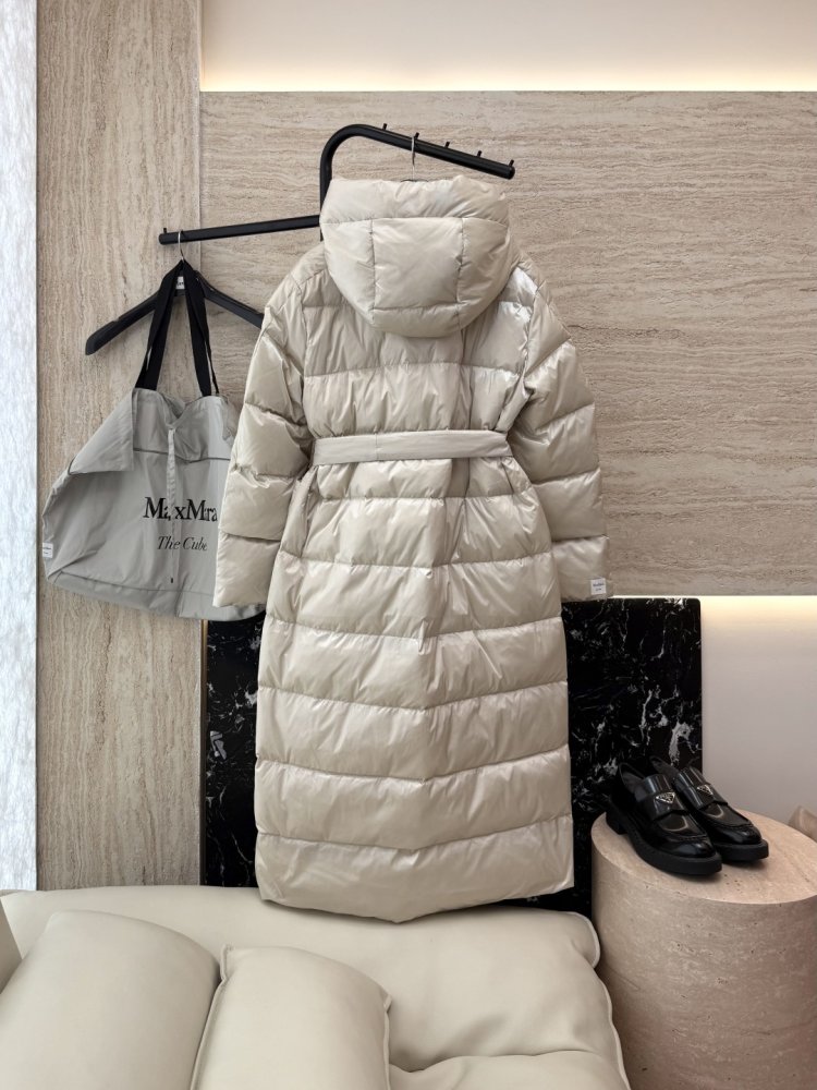 Длинный двусторонний пуховик фото 2