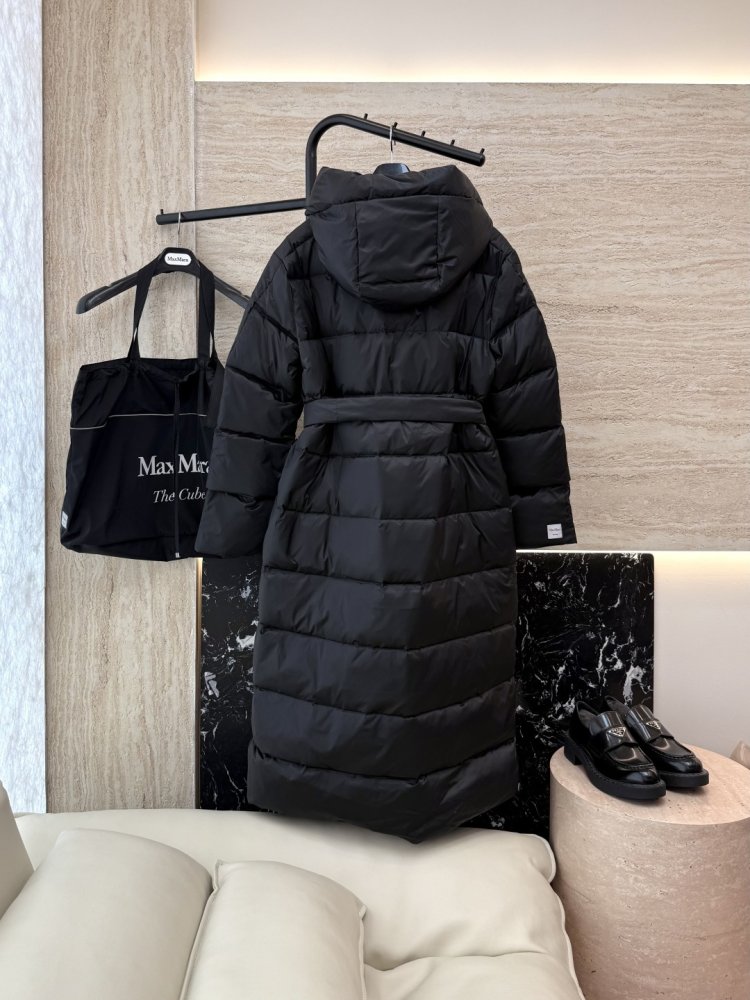 Длинный двусторонний пуховик фото 2