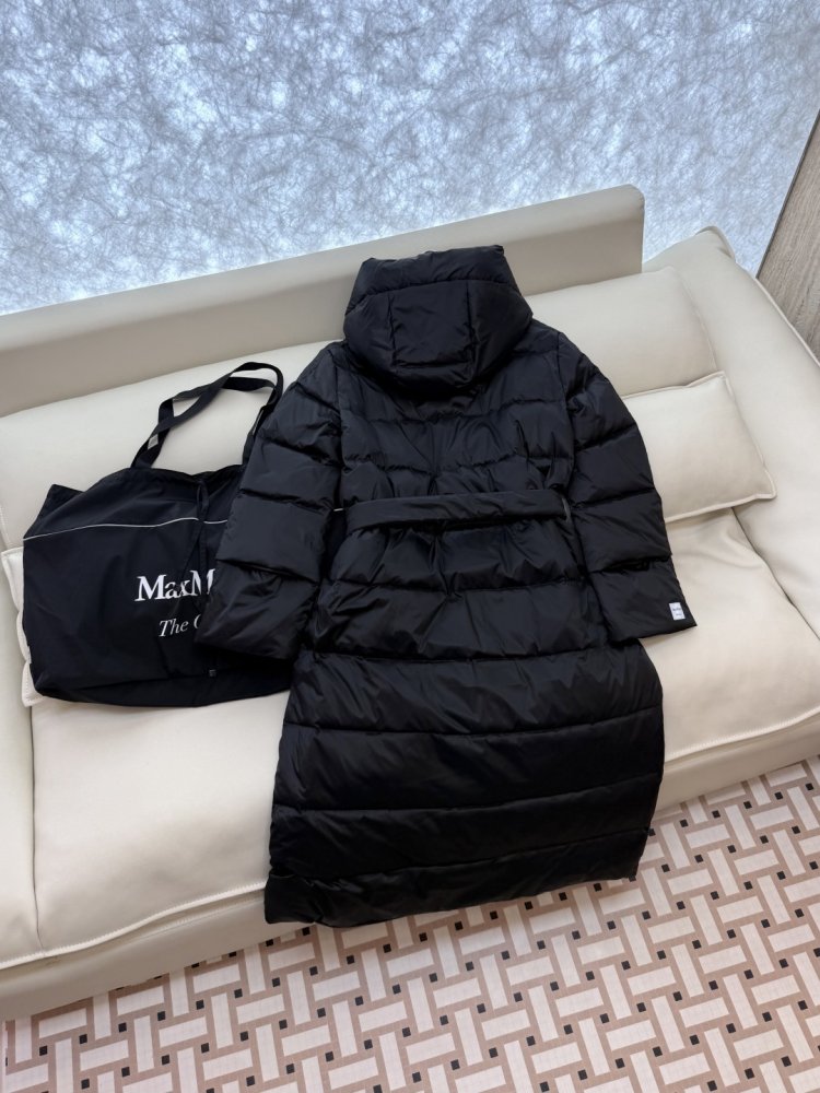 Длинный двусторонний пуховик фото 4