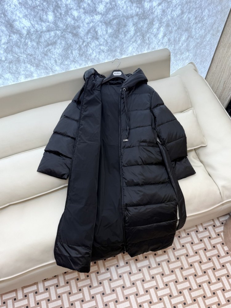 Длинный двусторонний пуховик фото 5