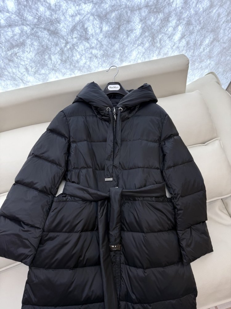 Длинный двусторонний пуховик фото 6