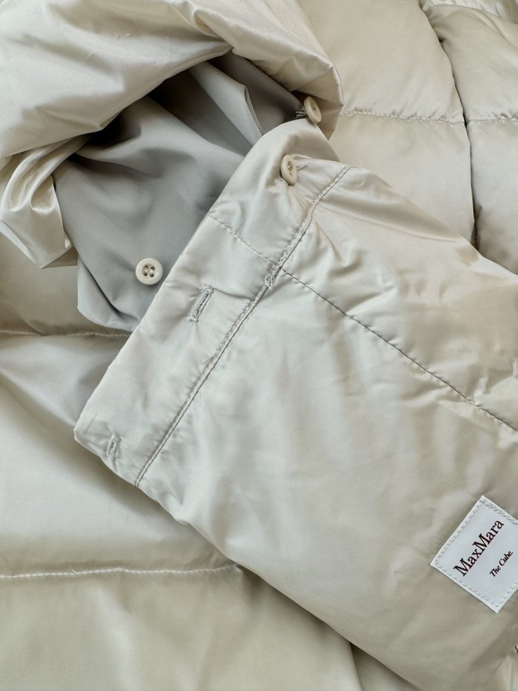 Длинный двусторонний пуховик фото 7