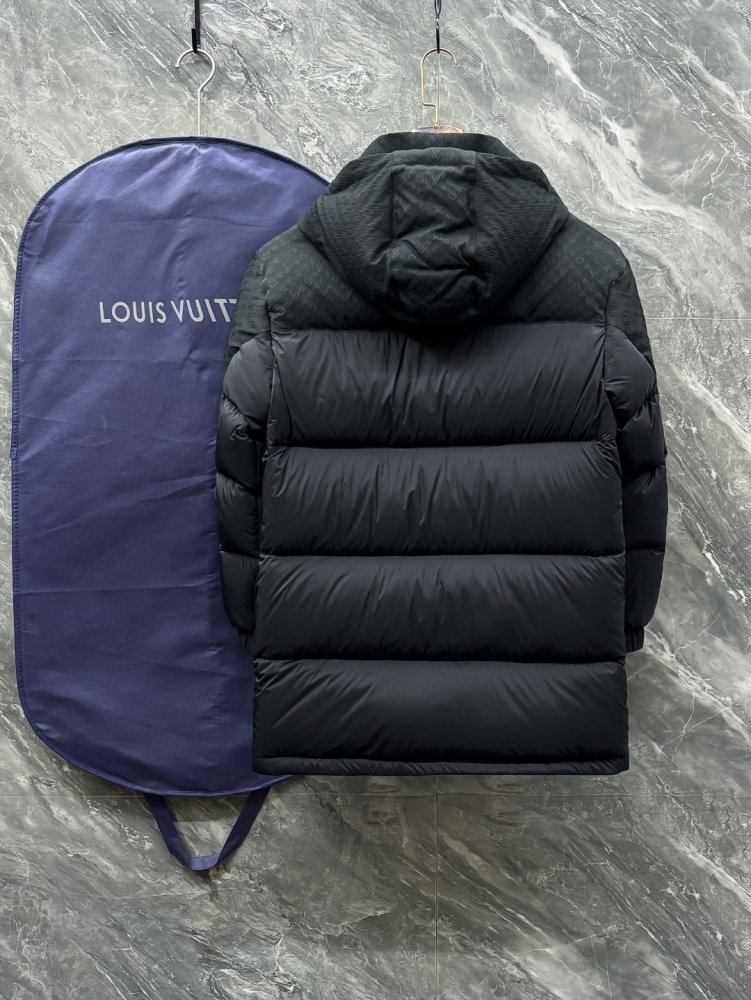 Длинный мужской пуховик фото 2