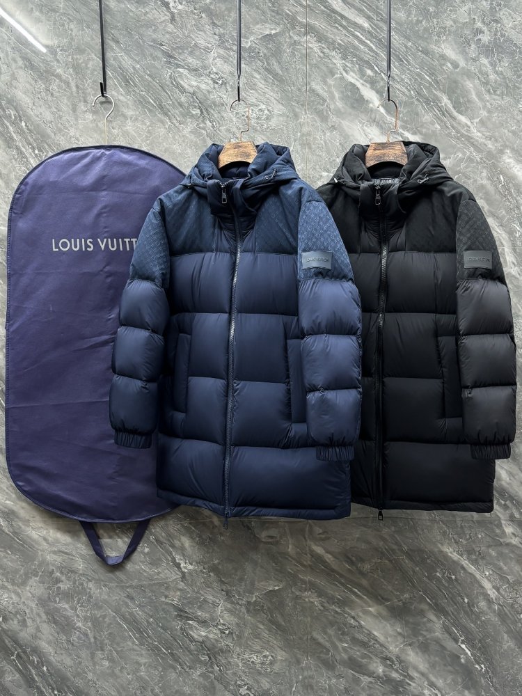 Длинный мужской пуховик фото 3