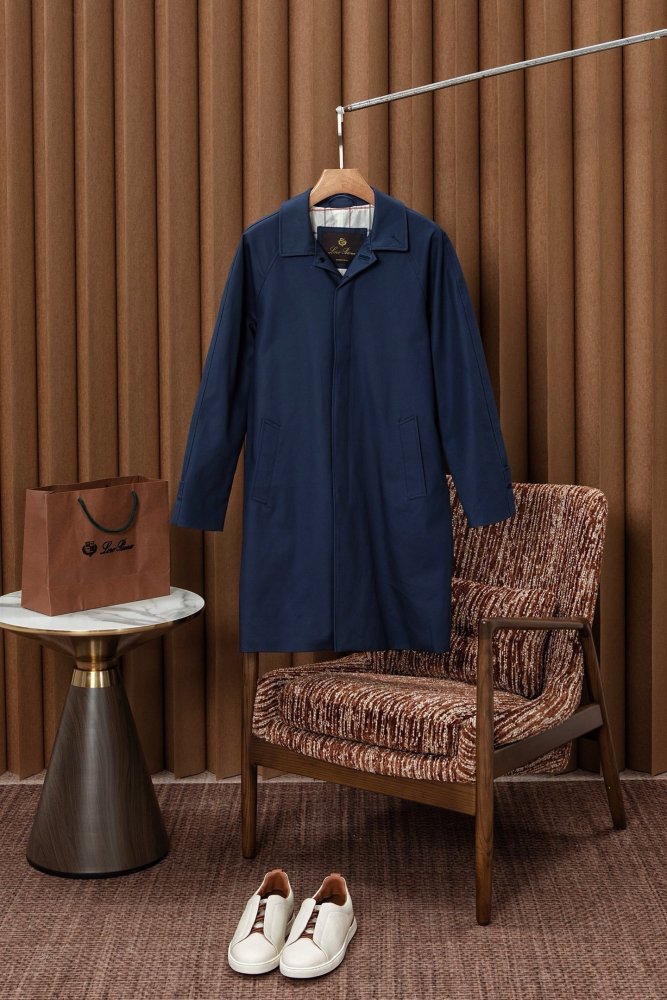 Длинный мужской тренч