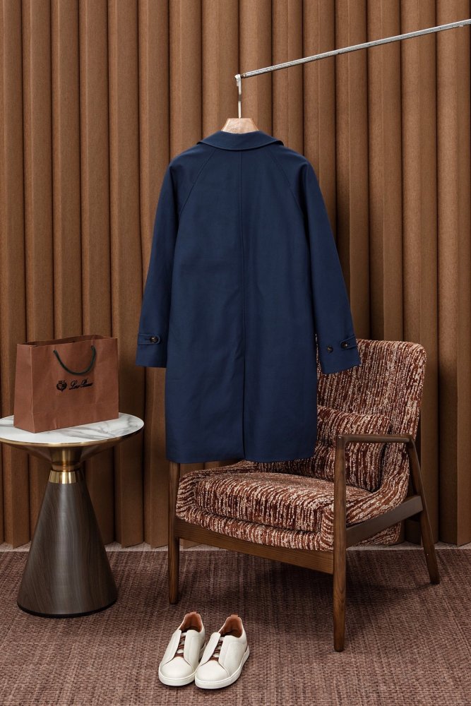 Длинный мужской тренч фото 2