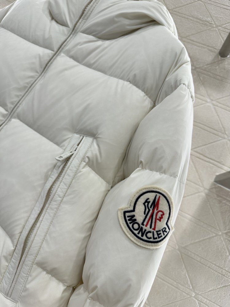 A long Down jacket from hood фото 7