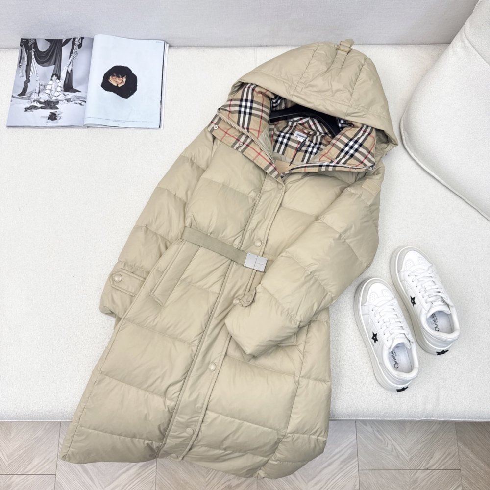 A long Down jacket female фото 2