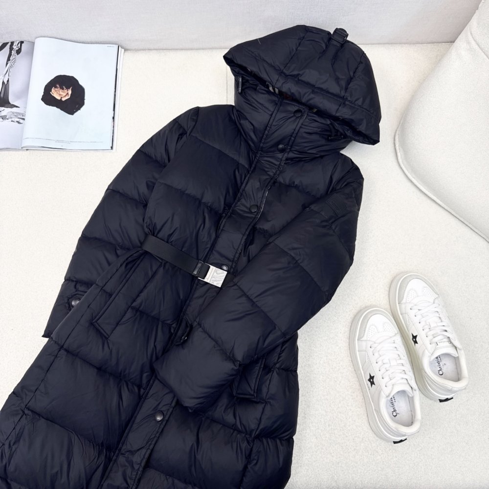 Длинный пуховик женский фото 2