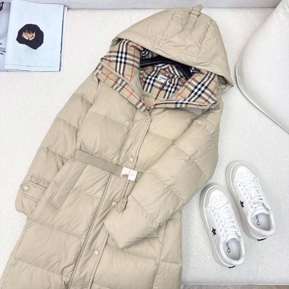 A long Down jacket female фото 3