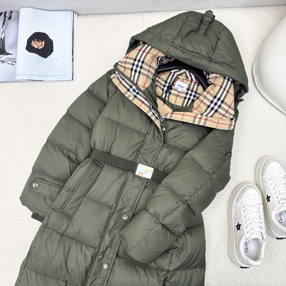 Длинный пуховик женский фото 3