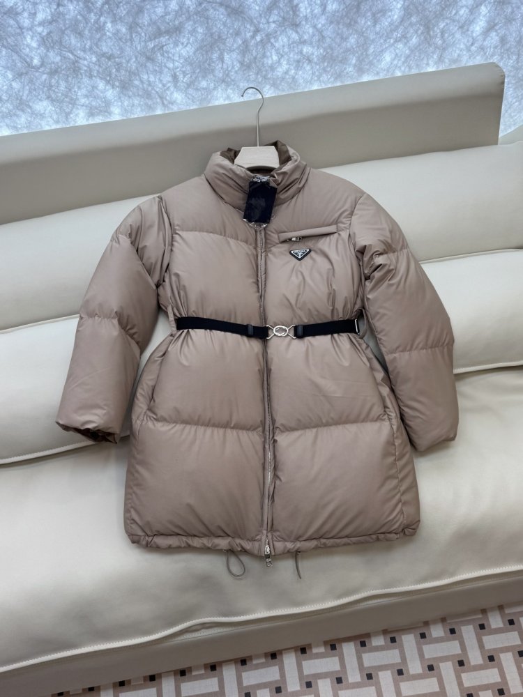 Длинный пуховик женский фото 3