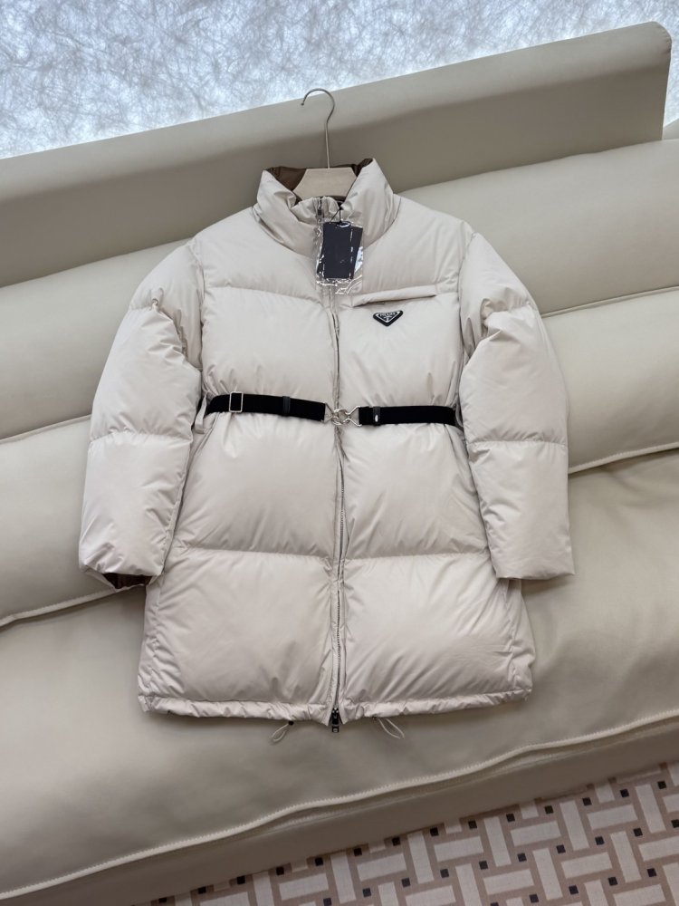 Длинный пуховик женский фото 3