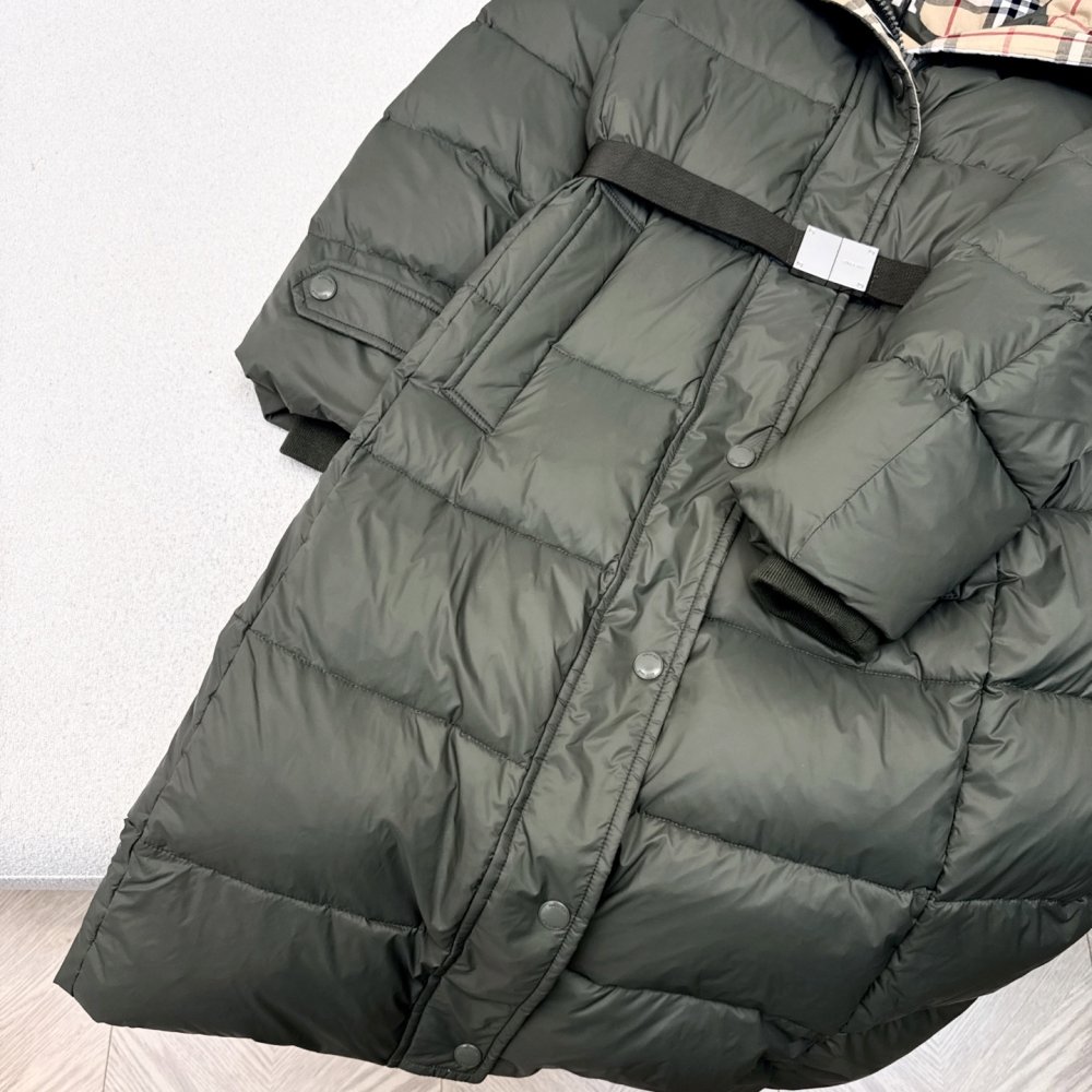 Длинный пуховик женский фото 4