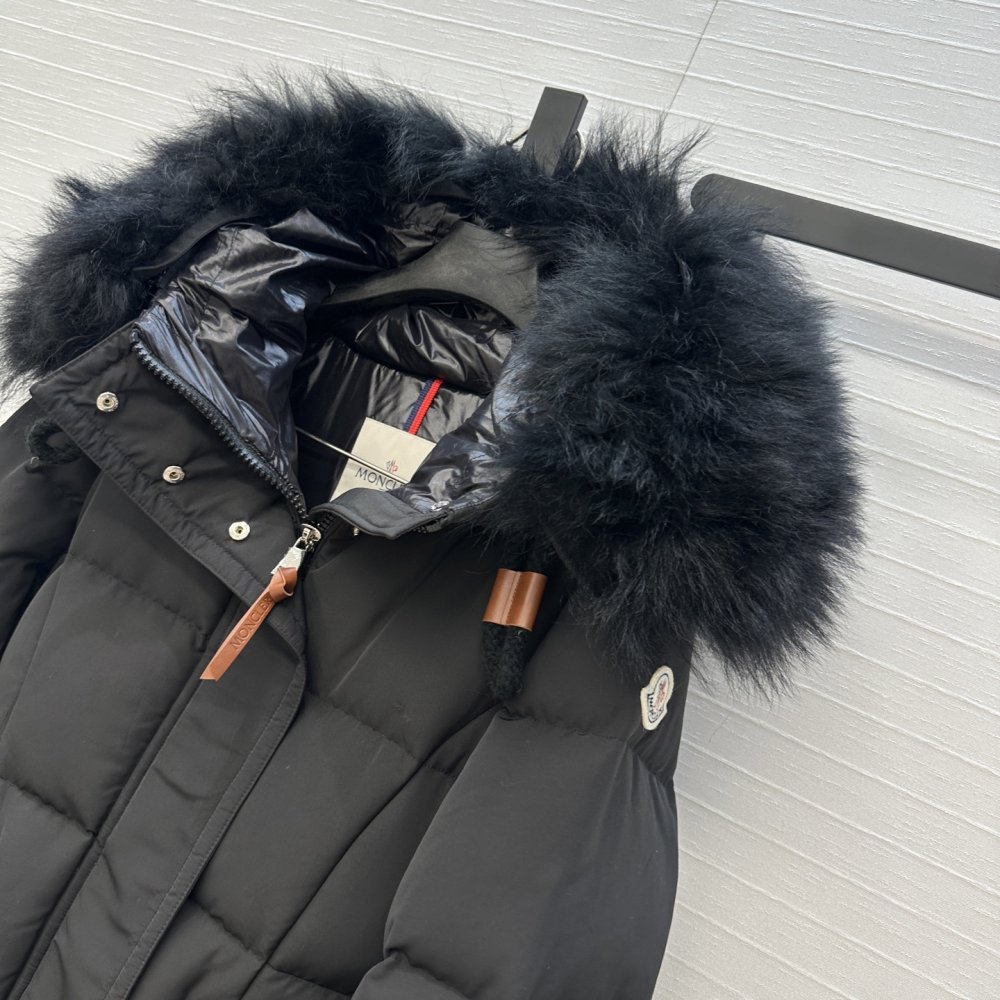 Длинный пуховик женский фото 4