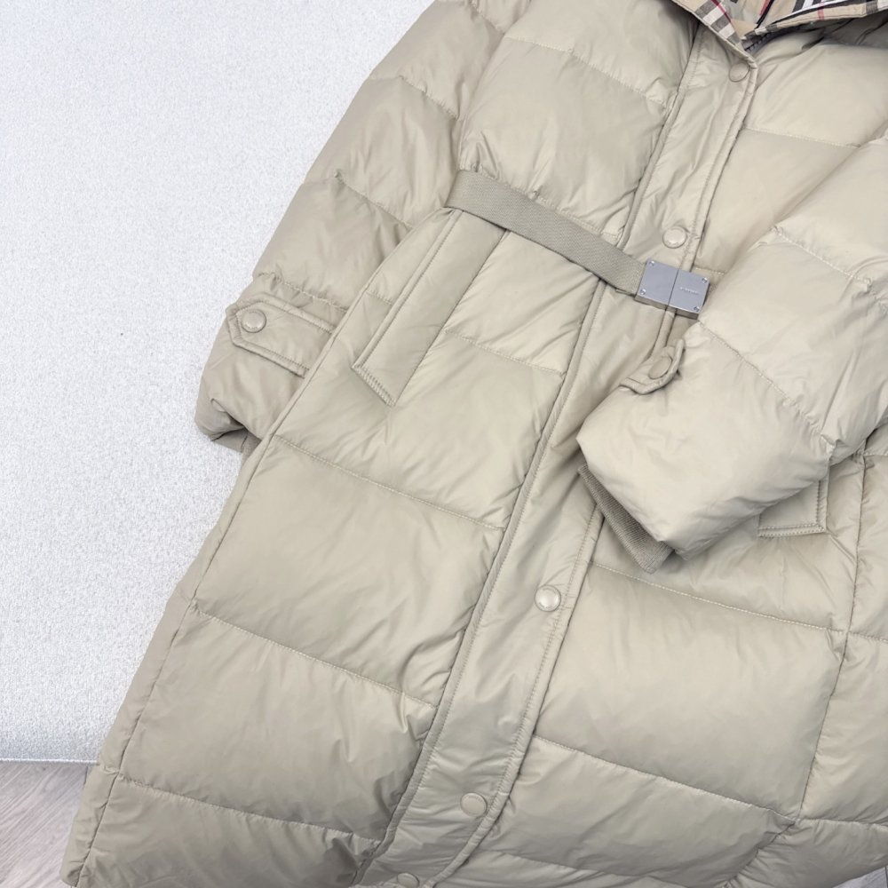 A long Down jacket female фото 5