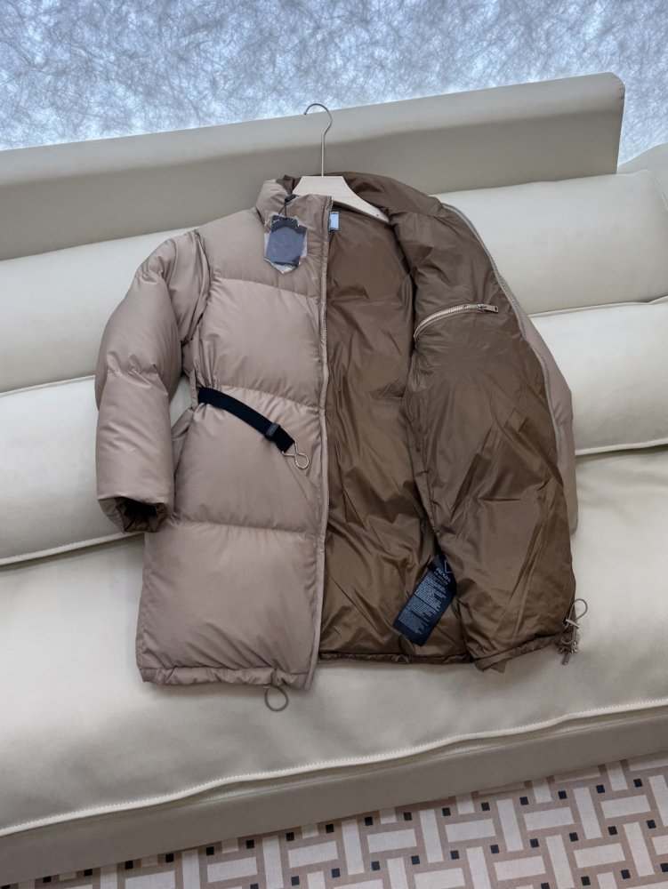 Длинный пуховик женский фото 5