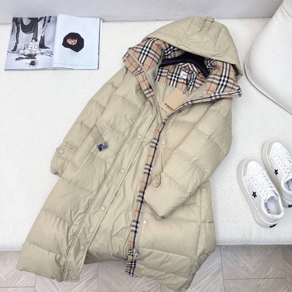 A long Down jacket female фото 6