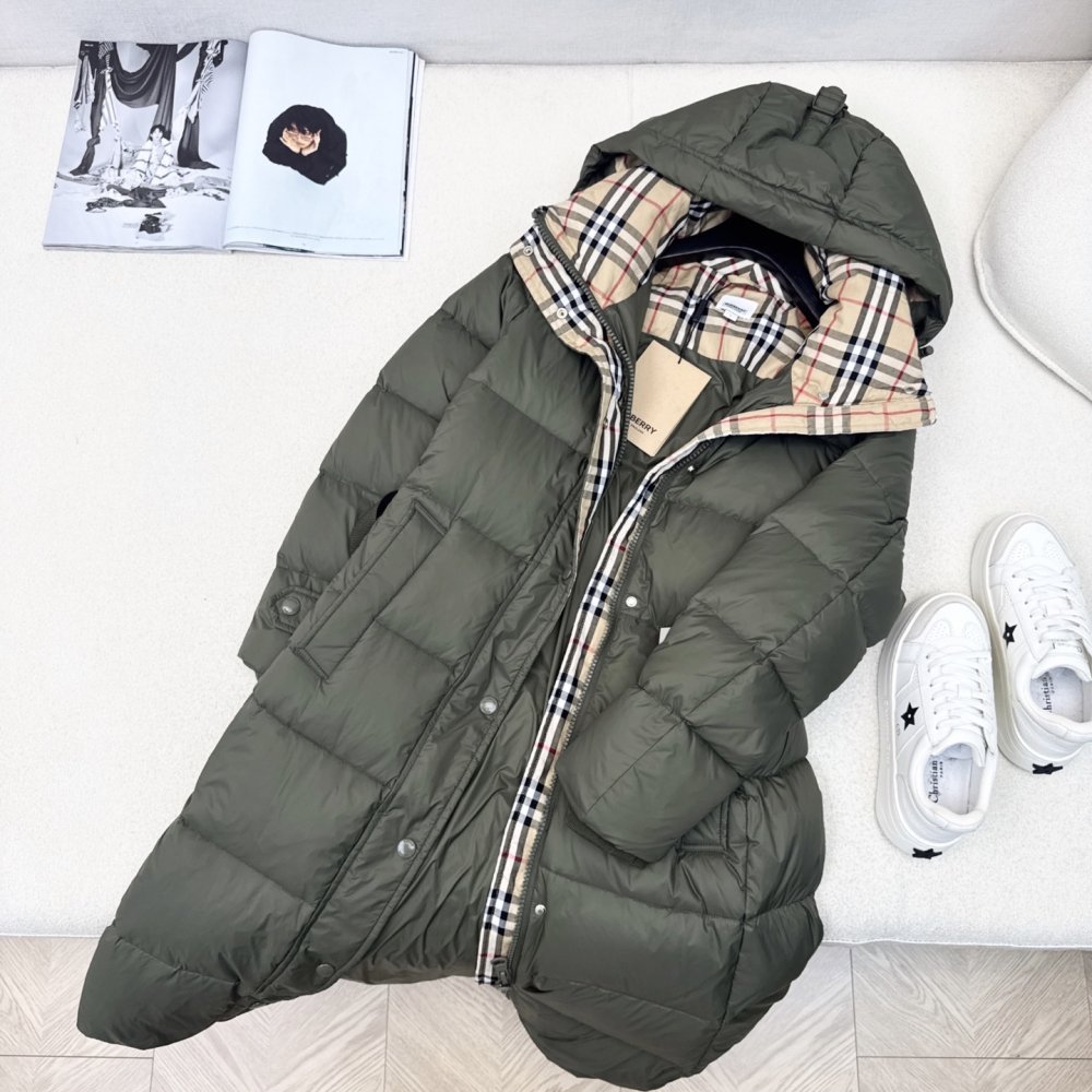 Длинный пуховик женский фото 6