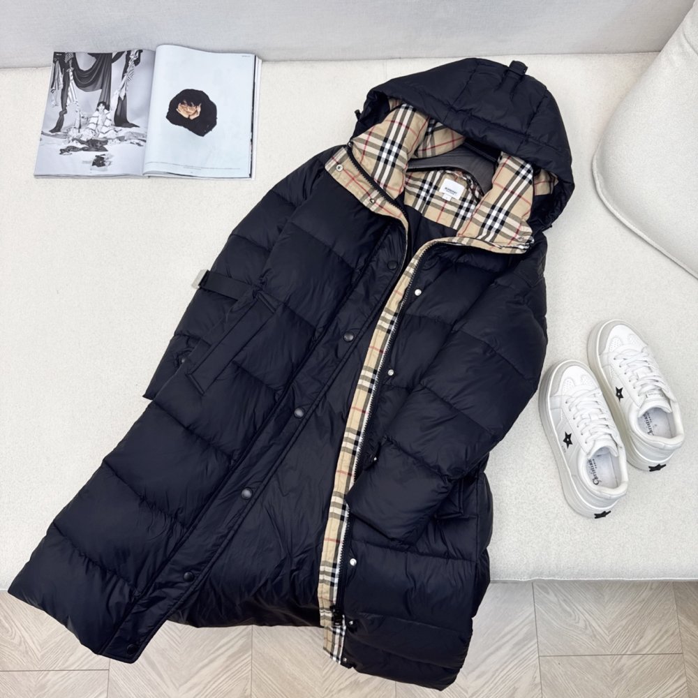 Длинный пуховик женский фото 6