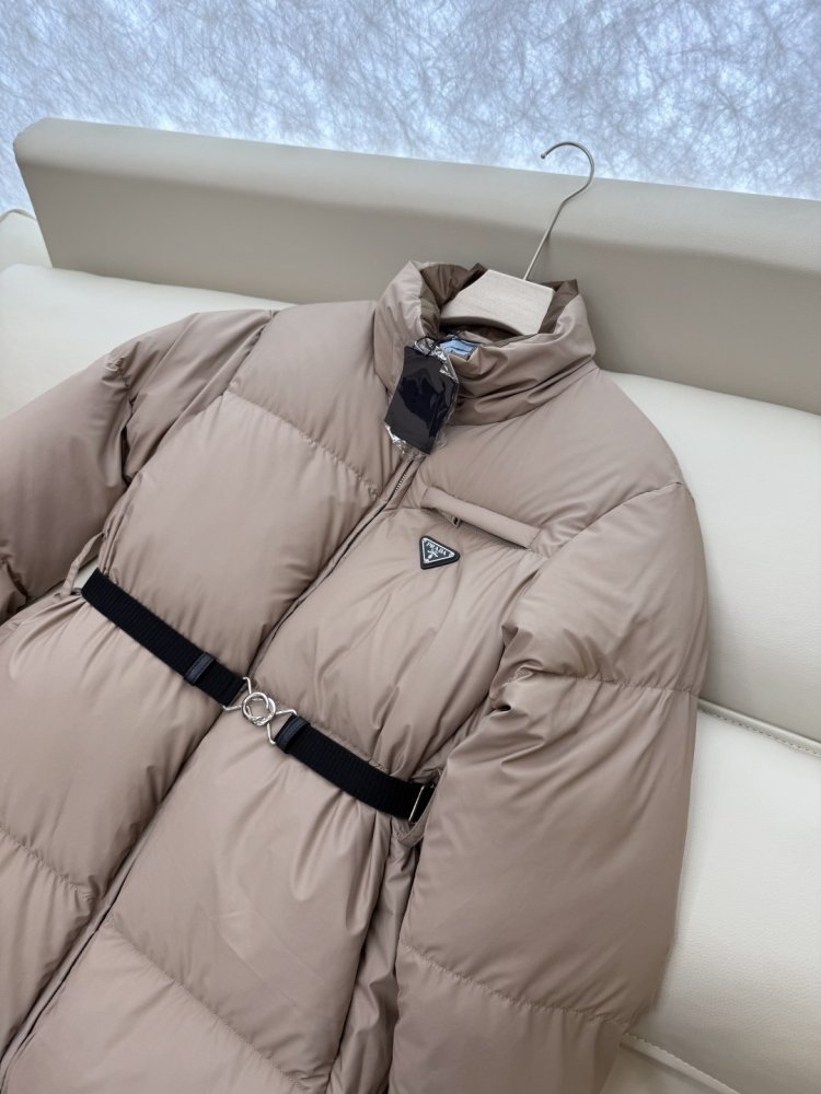 Длинный пуховик женский фото 6