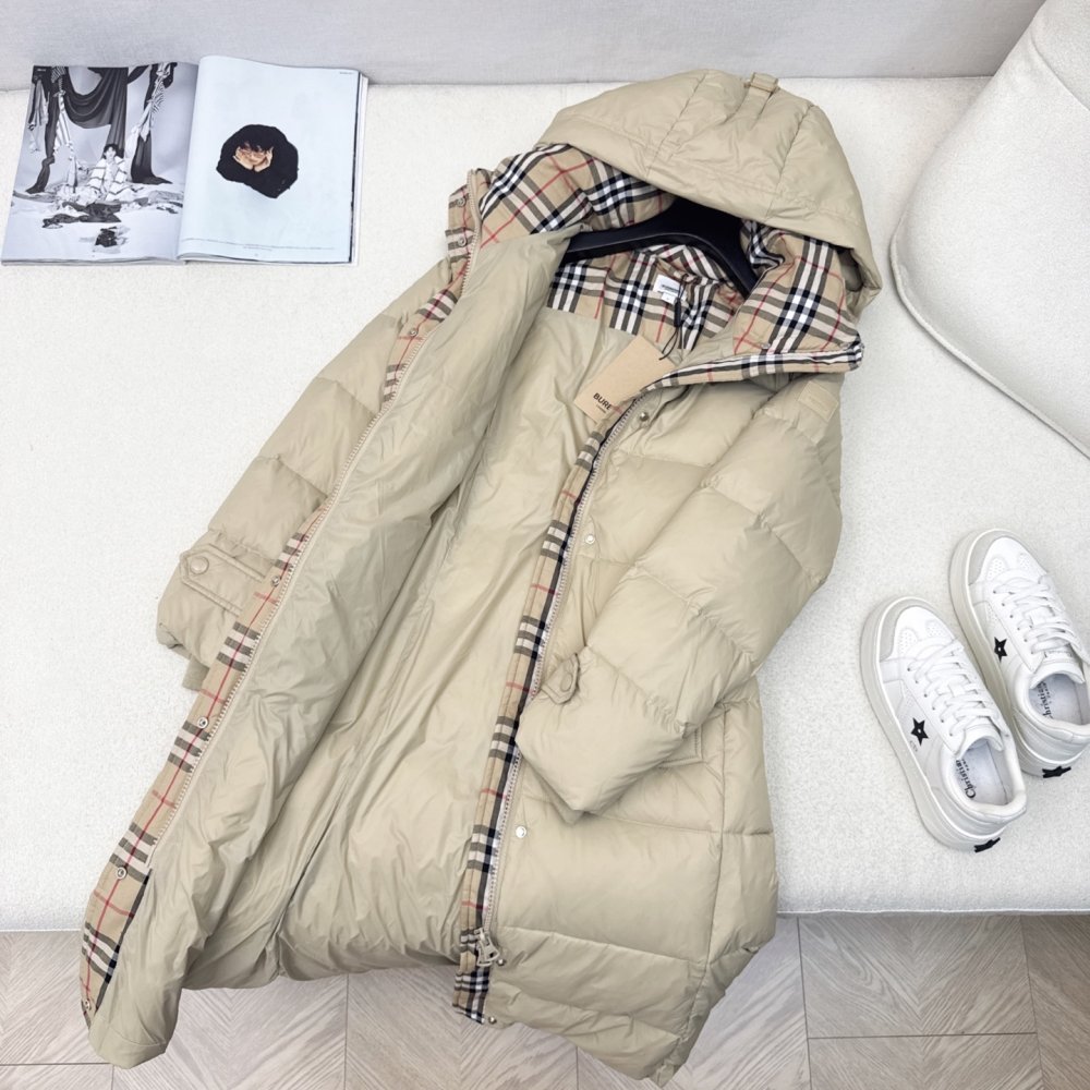 A long Down jacket female фото 7