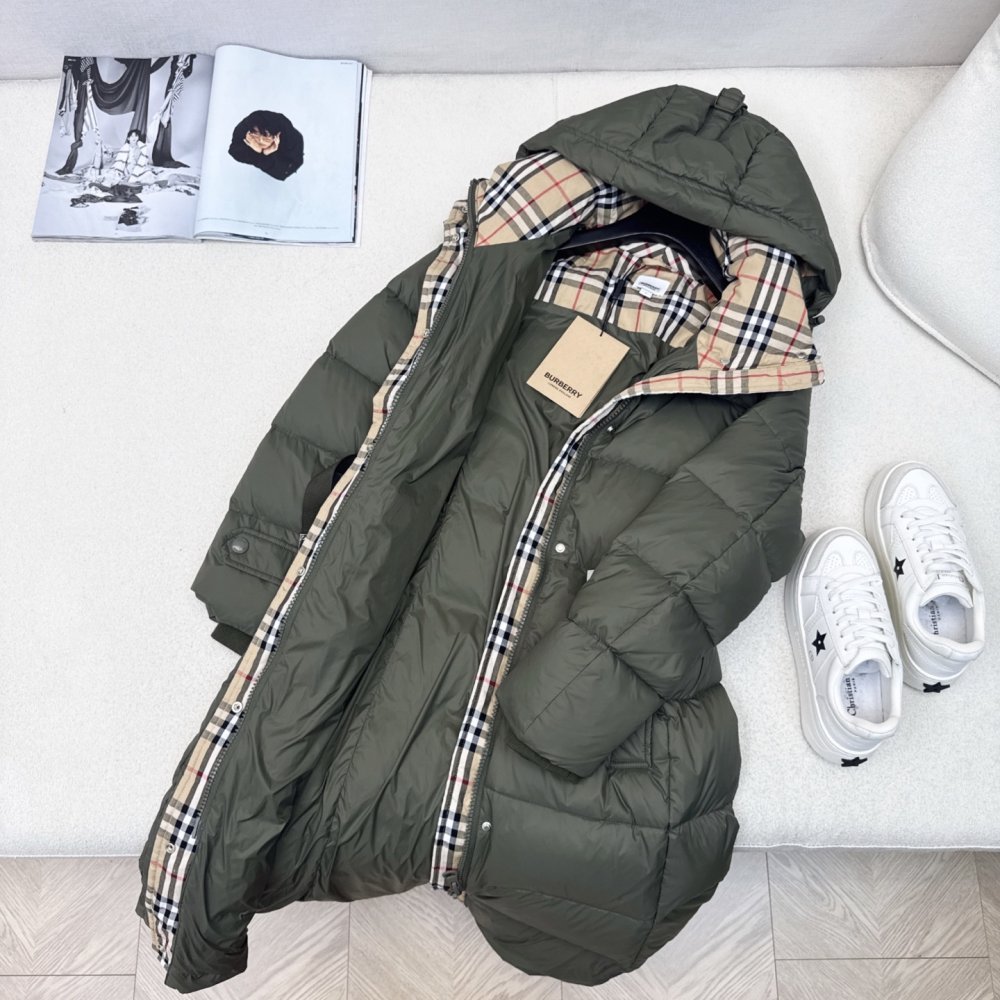 Длинный пуховик женский фото 7