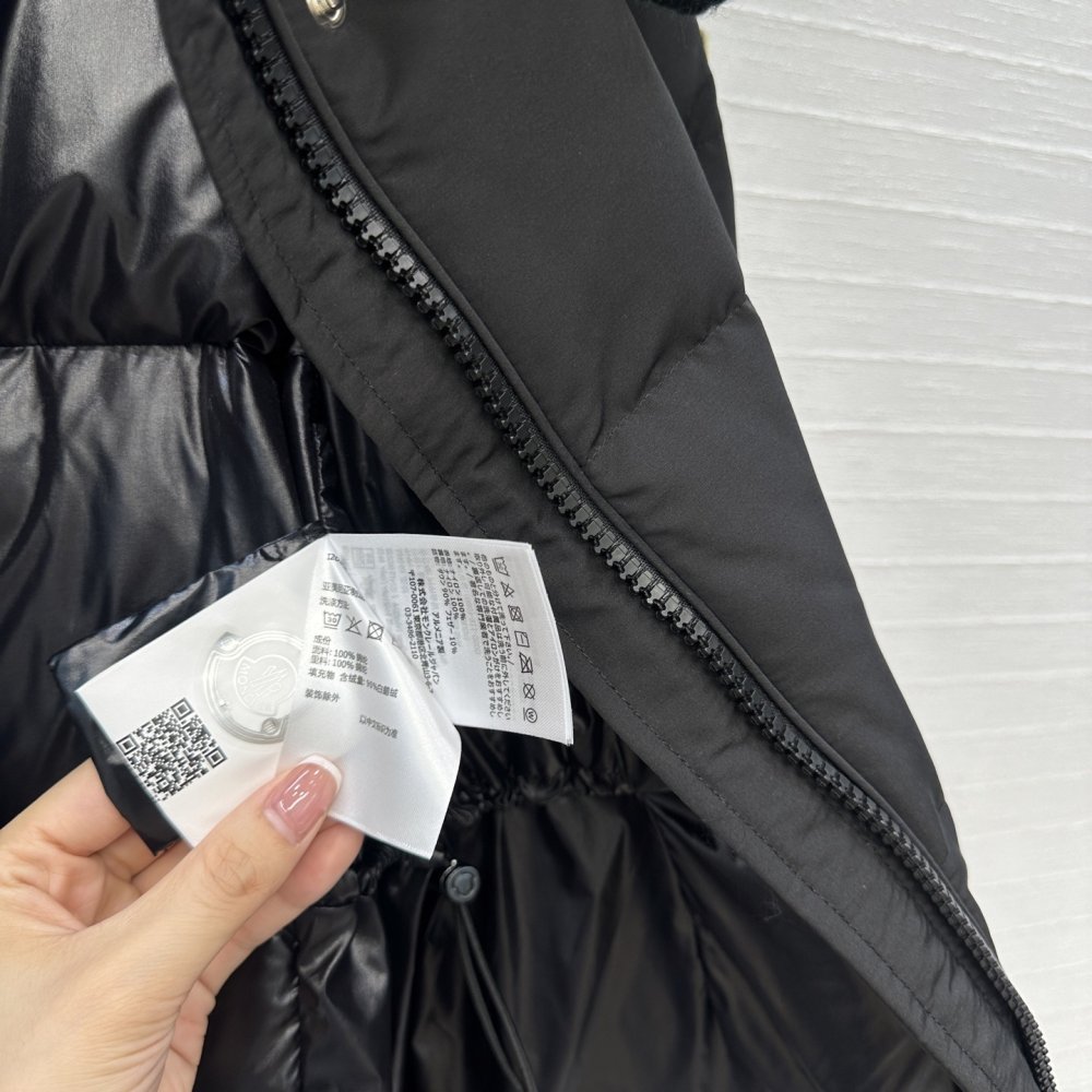 Длинный пуховик женский фото 7