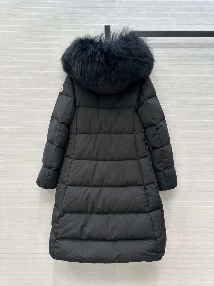 Длинный пуховик женский фото 8