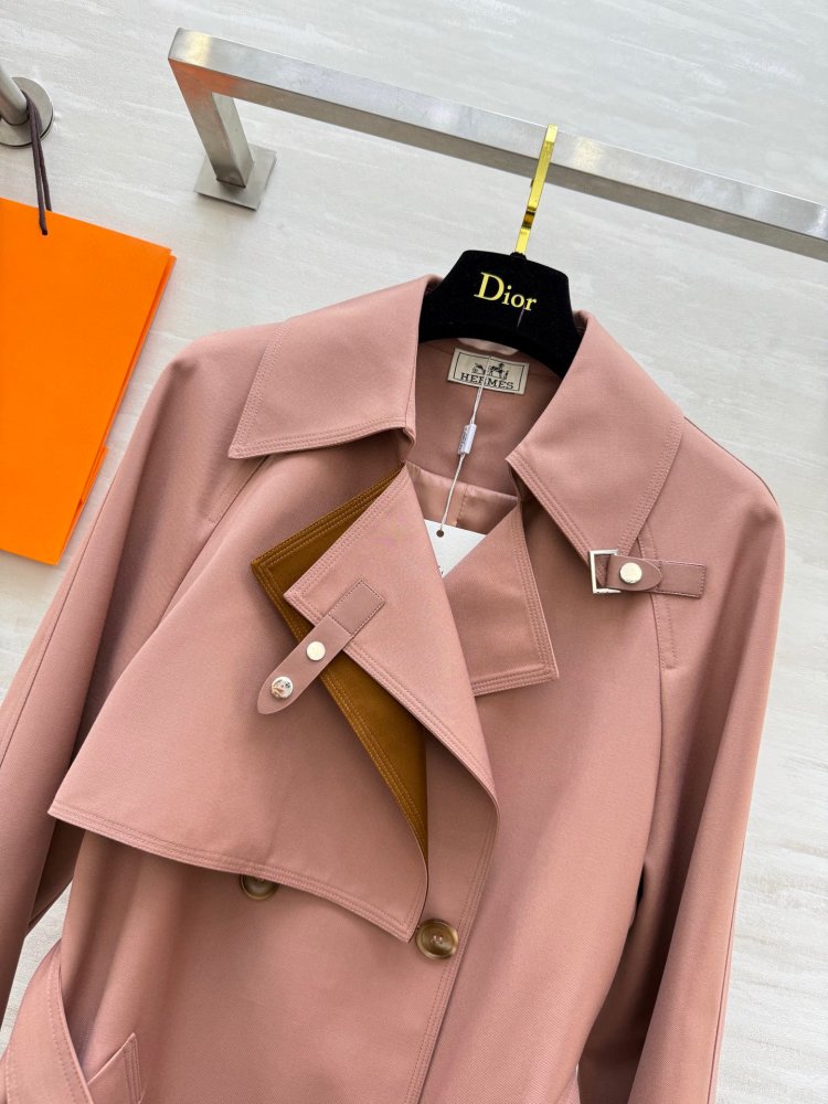 Длинный тренчкот с лацканами фото 4