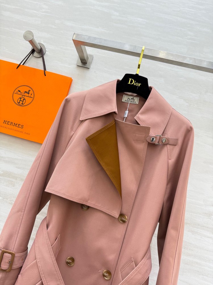 Длинный тренчкот с лацканами фото 8