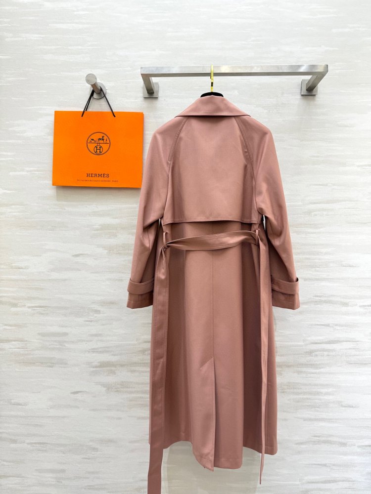 Длинный тренчкот с лацканами фото 9