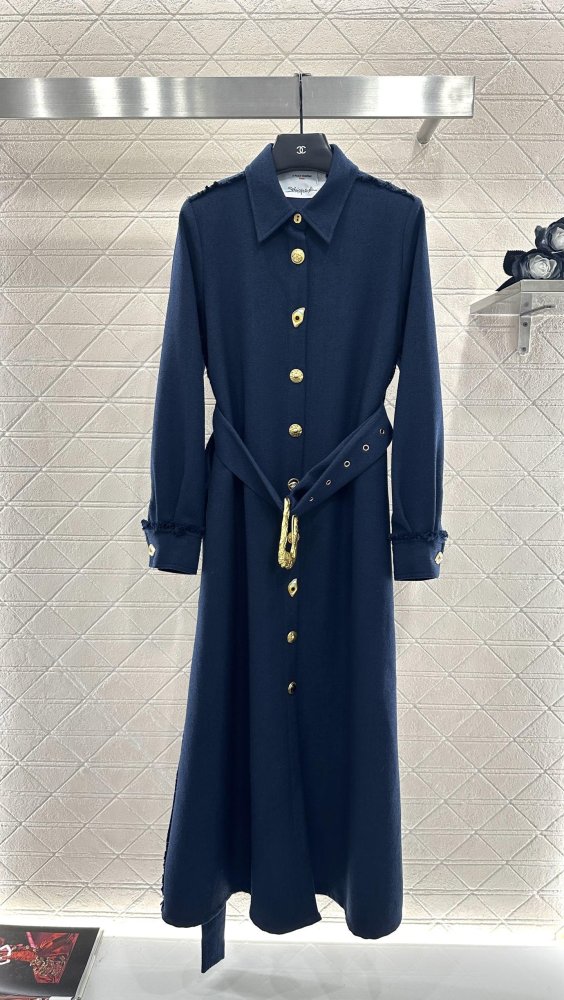 Длинный тренчкот с поясом