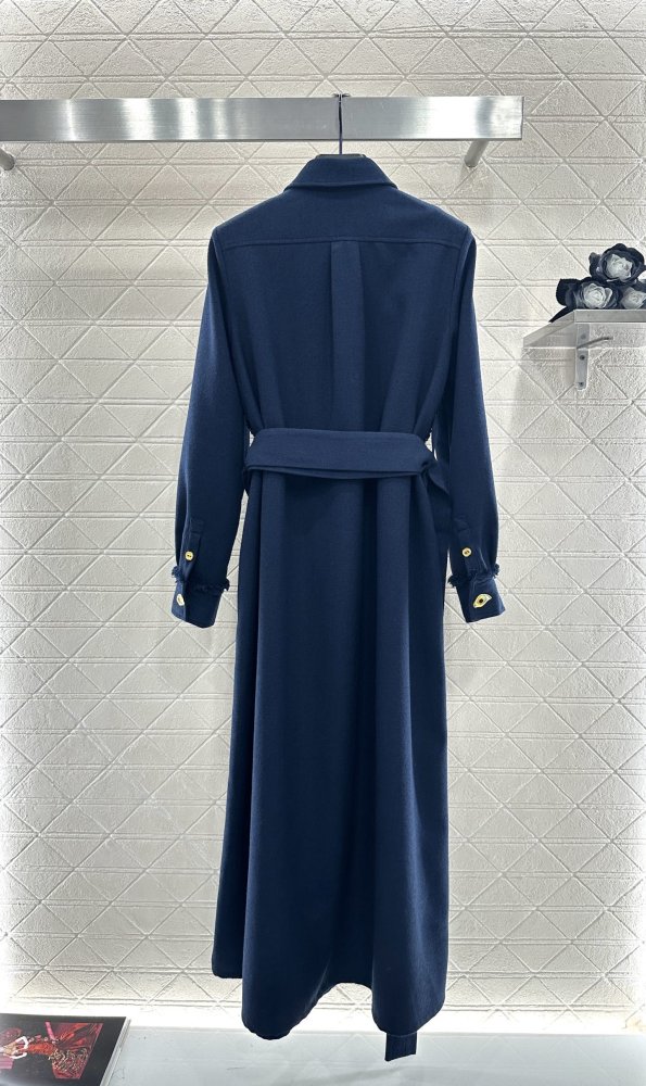 Длинный тренчкот с поясом фото 2