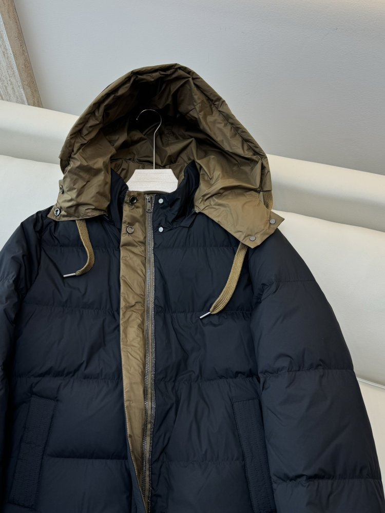 Длинный женский пуховик фото 7