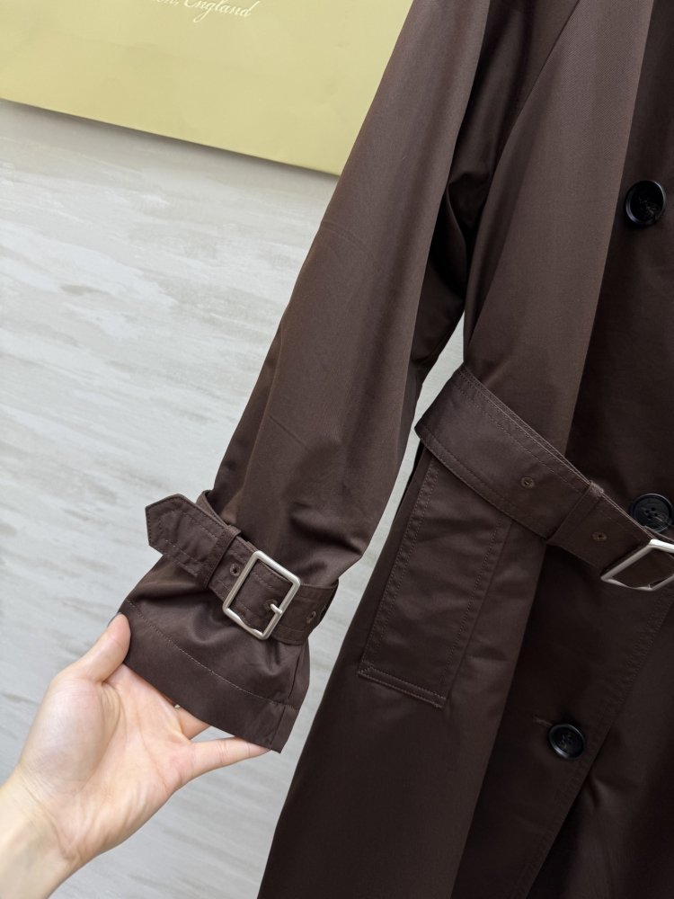 Длинный женский тренч фото 8