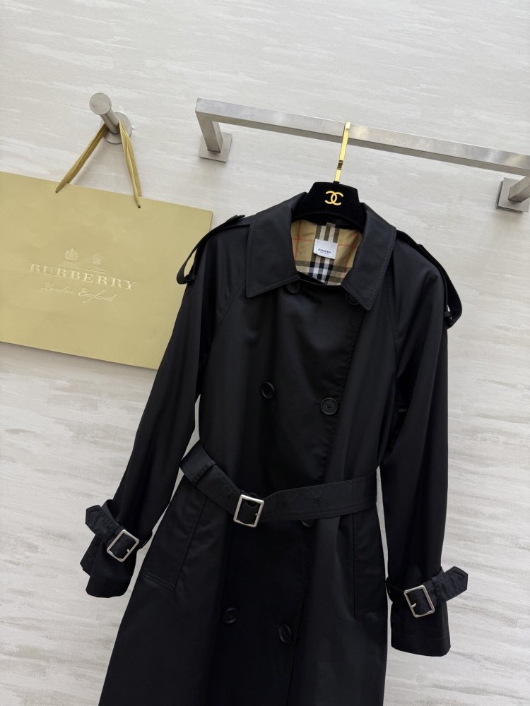 Длинный женский тренч фото 9